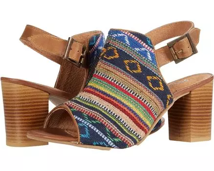 Туфли Roper Mika Aztec Tapestry, цвет Tan Leather/Stripe Fabric Vamp