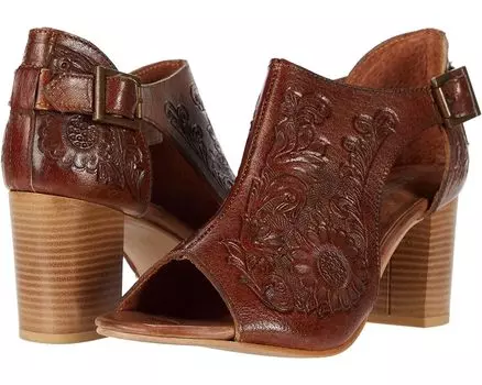 Туфли Roper Mika Closed Back, цвет Tan Floral Tooled Leather