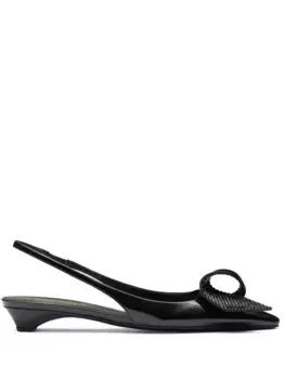 Туфли с аппликацией Prada, черный