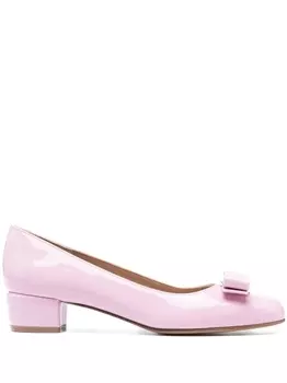 Туфли с бантом Ferragamo, розовый