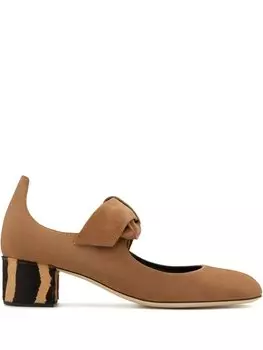 Туфли с бантом Giuseppe Zanotti, коричневый
