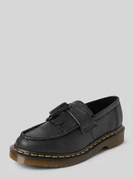 Туфли с кисточками и блочным каблуком, модель «Адриан» Dr. Martens, черный
