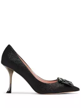 Туфли с кристаллами Roger Vivier, черный