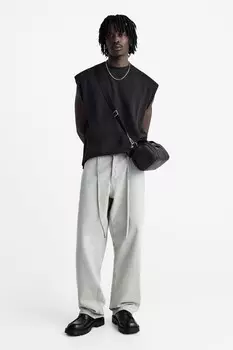 Туфли с квадратным носком ZARA, черный