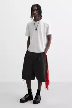 Туфли с массивным носком moc ZARA, черный