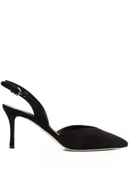 Туфли с пряжками Ferragamo, черный