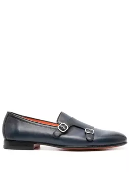 Туфли с пряжками Santoni, синий