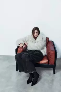 Туфли с пряжкой и ремешком на каблуке ZARA, черный