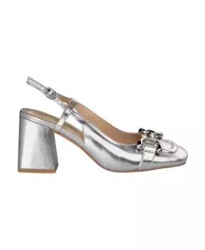 Туфли с пряжкой на квадратном каблуке Alma En Pena, серый