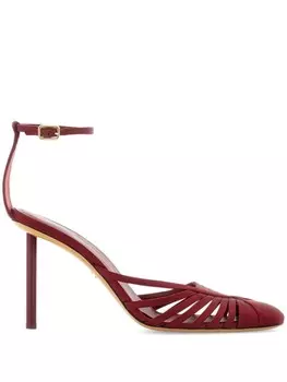 Туфли с ремешками Ferragamo, красный