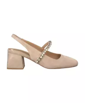 Туфли с ремешками из стразов Alma En Pena, коричневый