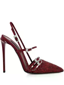 Туфли с ремешками Philipp Plein, красный