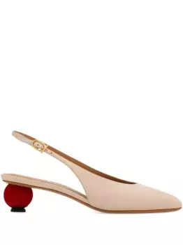 Туфли с ремешком на пятке Ferragamo, розовый