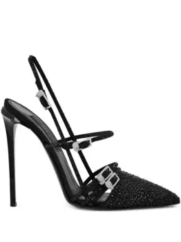 Туфли с ремешком на пятке Philipp Plein, черный