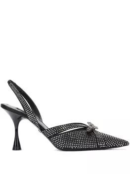 Туфли с ремешком на пятке Roberto Cavalli, черный