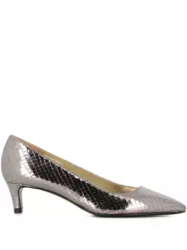Туфли с тиснением Antonio Barbato Maestri Veneziani, серебяный