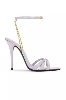 Туфли Saint Laurent Ankle Strap, цвет Poly Grey