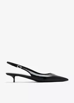 Туфли Saint Laurent Cherish Slingback, черный
