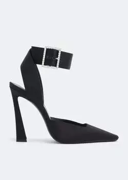 Туфли SAINT LAURENT Fanny slingback pumps, черный