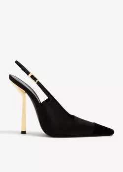 Туфли Saint Laurent Ines Slingback, черный