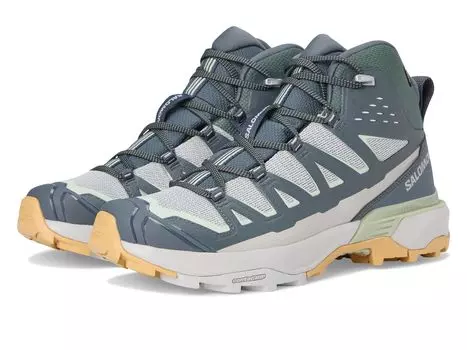 Туфли Salomon X Ultra 360 Edge Mid GTX, цвет Gray Violet/Turbulence/Sea Foam