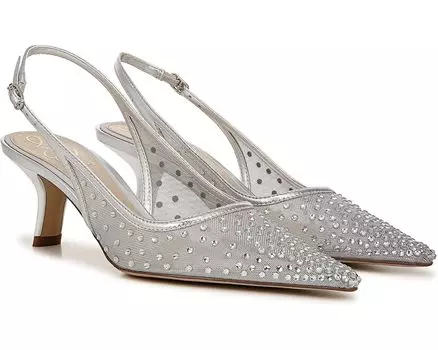 Туфли Sam Edelman Bianka Sling Mesh, цвет Soft Silver Mesh