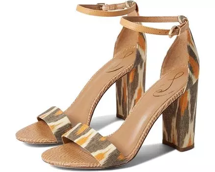 Туфли Sam Edelman Yaro Ankle Strap Sandal Heel, серый