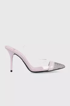 Туфли Scarpad Spillo, 95 каблуков Love Moschino, фиолетовый