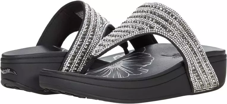 Туфли SKECHERS Arch Fit Retrogrades - Flip Flop, черный