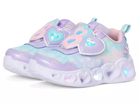 Туфли SKECHERS KIDS Heart Lights - Lovin Reflection 302693N, цвет Lavender/Multi