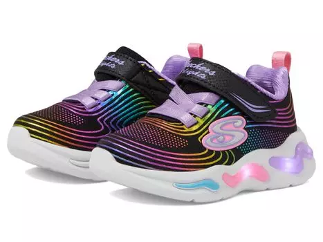 Туфли SKECHERS KIDS Wavy Beams 302338N, цвет Black/Multi