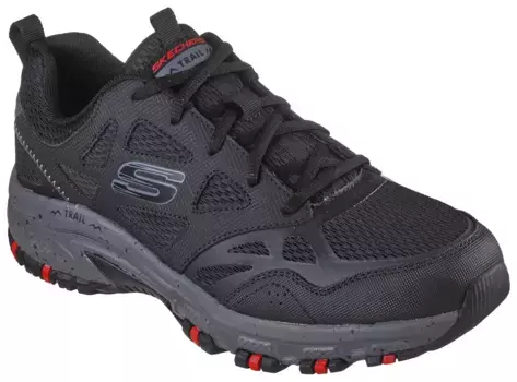 Туфли Skechers на шнуровке "HILLCREST", с пеной с эффектом памяти, повседневная обувь, полуботинки, туфли на шнуровке, черный