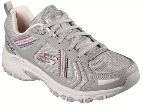 Туфли Skechers на шнуровке "HILLCREST - VAST ADVENTURE", со стелькой из пеноматериала с эффектом памяти, повседневная обувь, полуботинки, туфли на шнуровке, фиолетовый