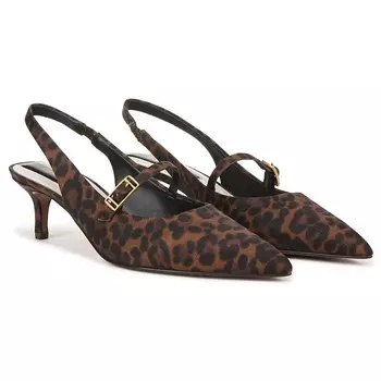 Туфли-слингбэки Khloe Franco Sarto, multi tan leopard print fabric