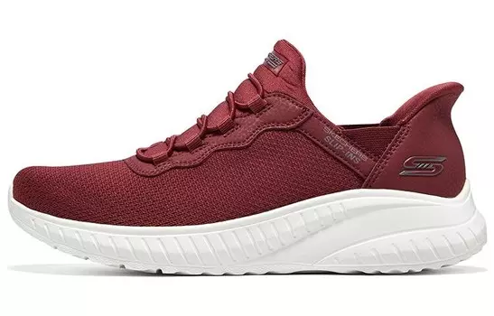 Туфли Slip Ins Lifestyle женские низкие красные/белые Skechers