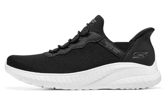 Туфли Slip Ins Lifestyle женские с низким верхом, черные/белые Skechers