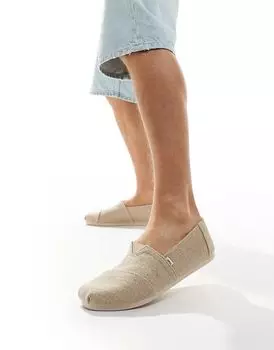 Туфли-слипоны Alpargata натурального цвета Toms