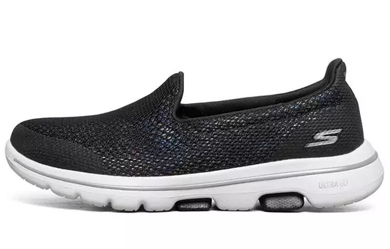 Туфли-слипоны Go Walk 5 женские, низкие, черные Skechers