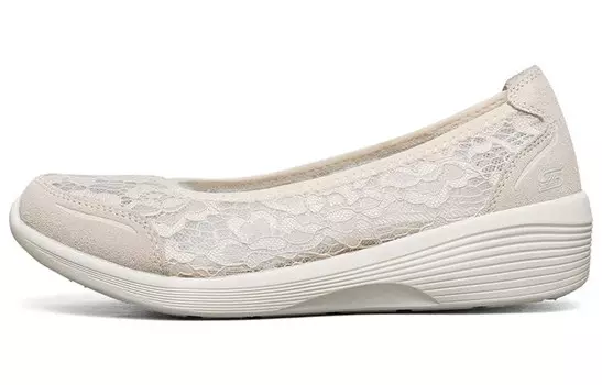 Туфли-слипоны женские с низким верхом, натуральные Skechers