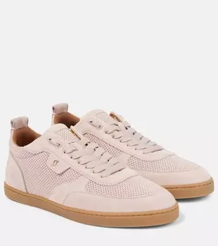 Туфли-сникерсы Tutti Rui из замши Christian Louboutin, Vintage Rose