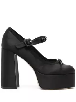 Туфли со скульптурным носком Simone Rocha, черный