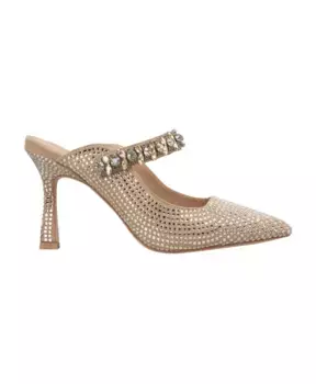 Туфли со стразами Alma En Pena, коричневый