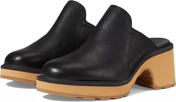 Туфли SOREL Hi-LineHeel Mule, цвет Black/Tawny Buff