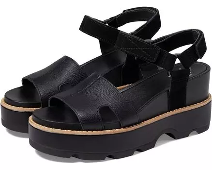 Туфли SOREL Joanie IV Ankle Strap Wedge, цвет Black/Black