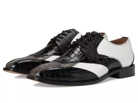 Туфли Stacy Adams Tristano Bike Toe Lace-Up, цвет Black/Gray/White