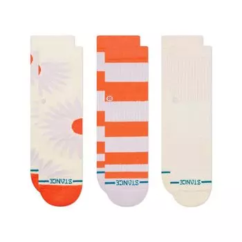 Туфли Stance Kids Prowess Crew 3 Pack, цвет Coral