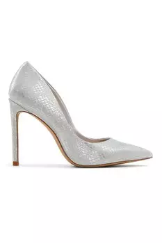 Туфли Stessy с острым носком Aldo, серебряный