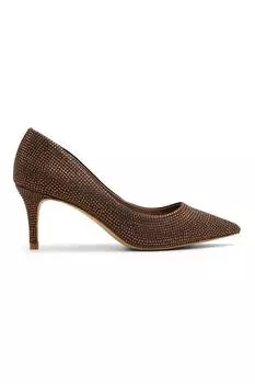 Туфли Stessylow с острым носком и декоративными камнями Aldo, желтый