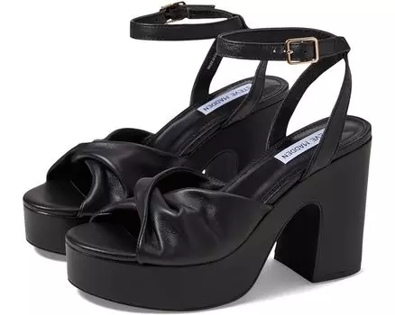 Туфли Steve Madden Caelan Heeled Sandal, черная кожа