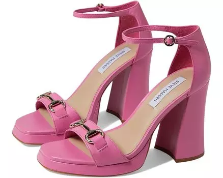 Туфли Steve Madden Cienna Heleed Sandal, цвет Pink Leather